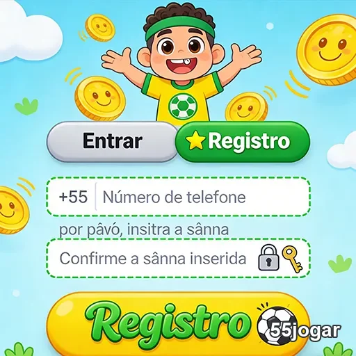 Ilustração de Explore o Cadastro Rápido no 55jogar com Segurança Avançada