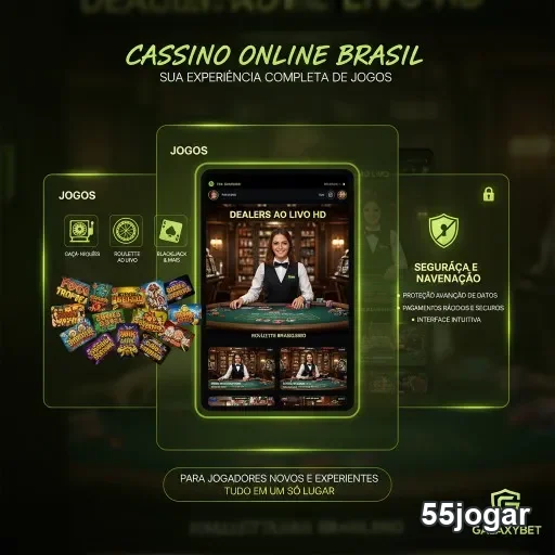 Ilustração de Acesse o Cassino Online 55jogar com Login Rápido
