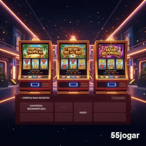Ilustração de Jogos de Slots Diversificados