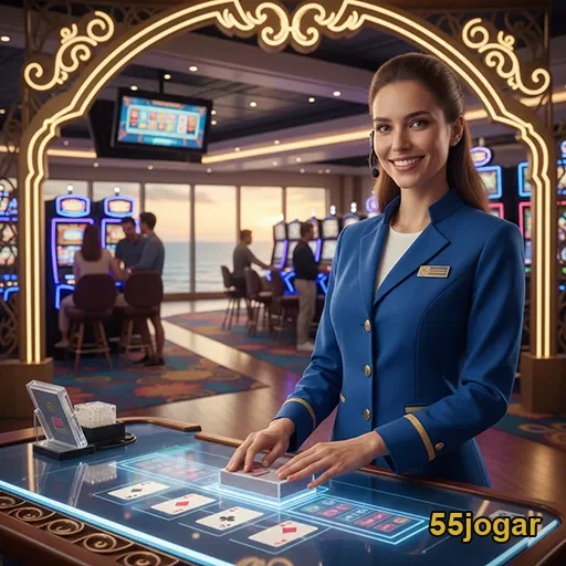 Acesso fácil ao cassino online 55jogar com design premium